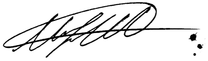 Росчерк с кляксой