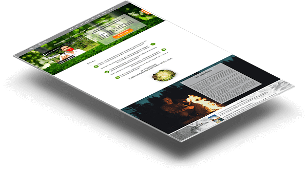 Мокап дизайна сайта тренера по личностному росту Сергея Рословца