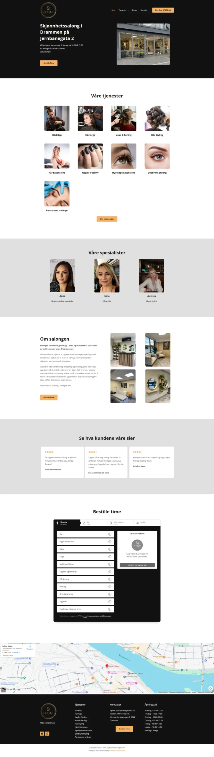 скриншот сайта salongeureka